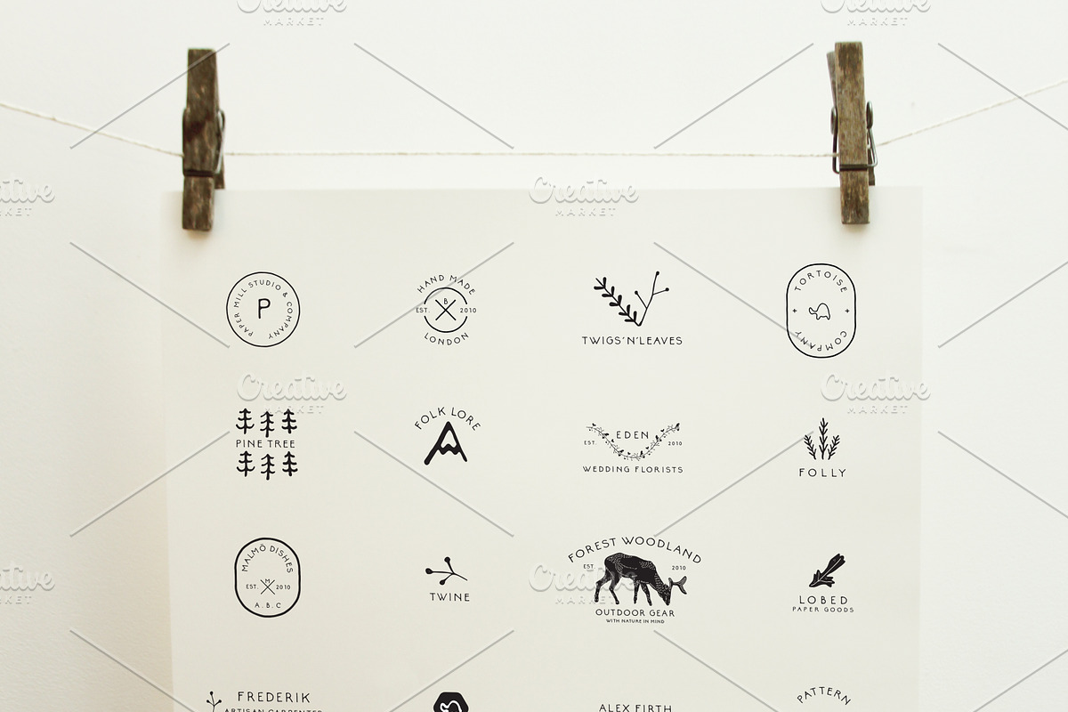 Tortoise and Deer Design Kit, a Branding & Logo Template by Emma Make (Photo 2 of 12)