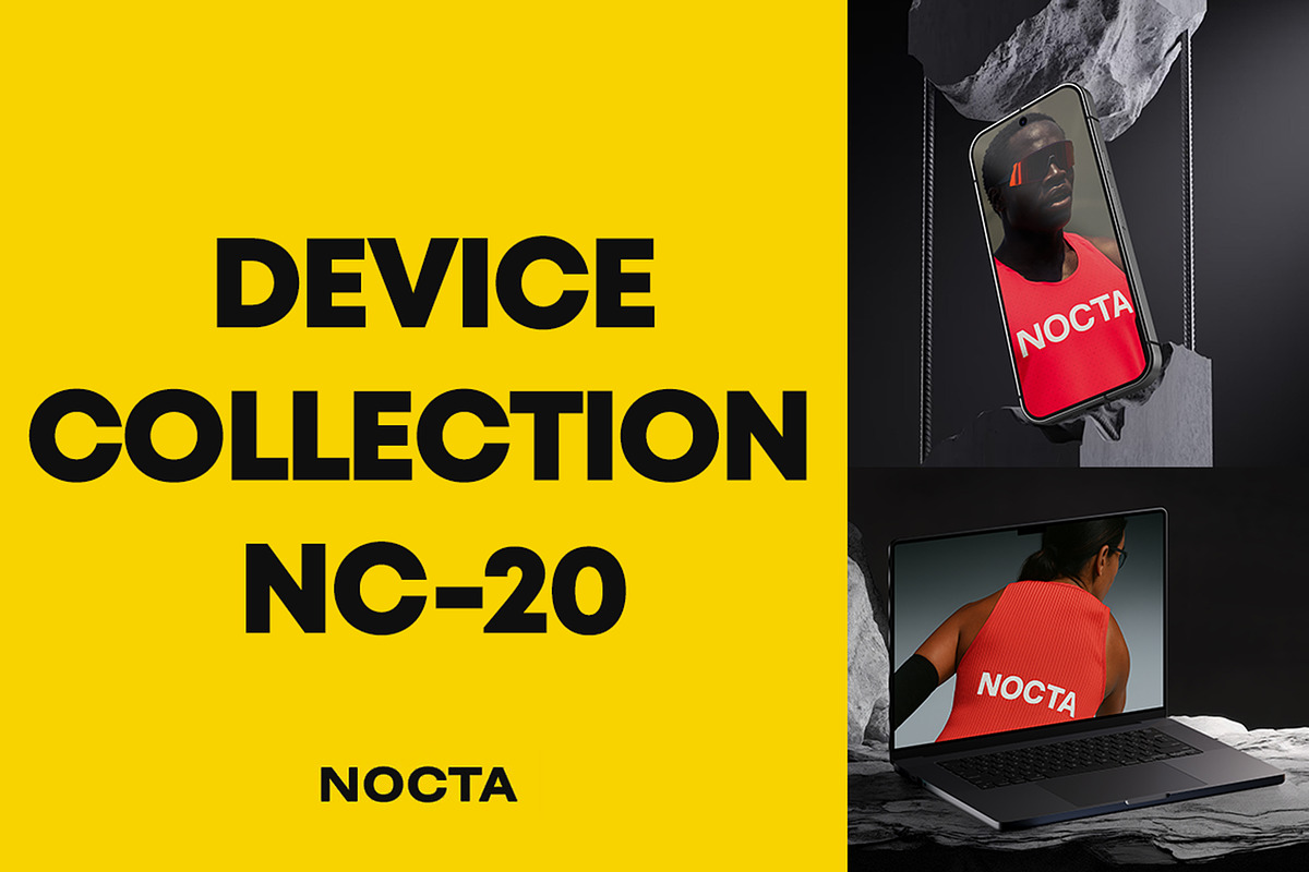 Device Mockup Collection NC-20, a Device Mockup by NOCTA SUPPLY (Photo 1 of 5)