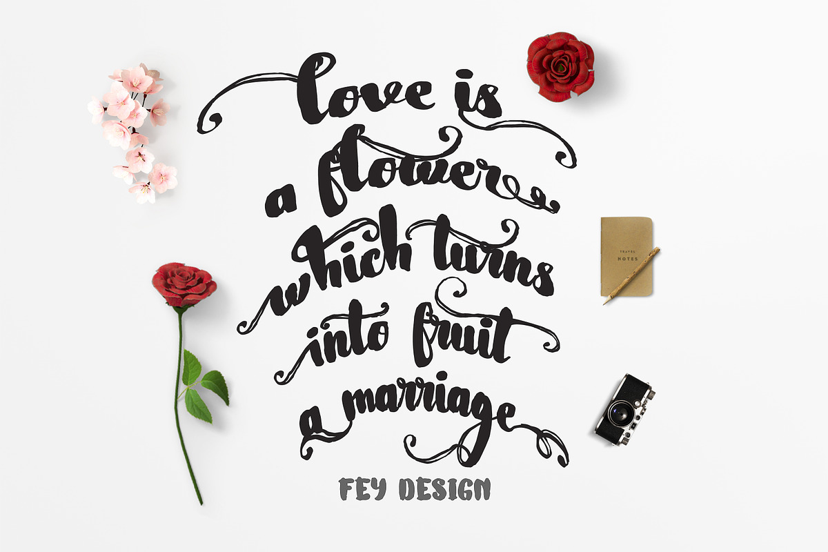Nightamore Brush + Bonus Font preview 6