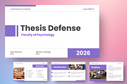 Thesis Defense PowerPoint Template, a Presentation Template by FIBRINOSÄ (Thumbnail 1 of 4)