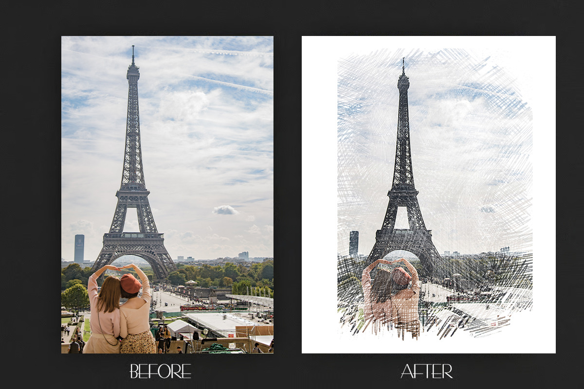 Archi sketch photo effect, a Layer Style Add-On by 3d_model_tifotizi (Photo 2 of 4)