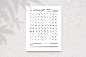 100 Day Challenge Tracker