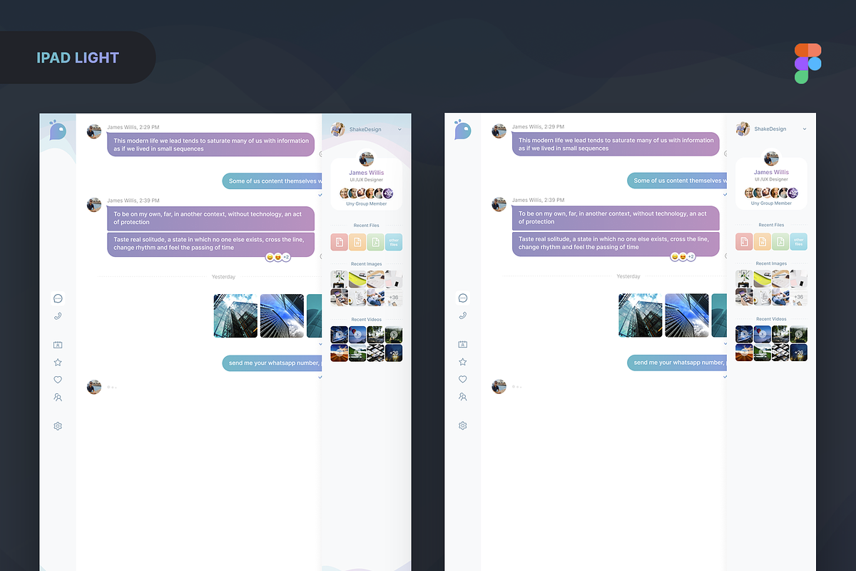 Uny Chat v1.0 - Figma Template, an App Template by emagweb (Photo 32 of 39)
