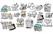 Coffee books and cats illustrations, an Animal Illustration by Veronika M (Thumbnail 2 of 4)