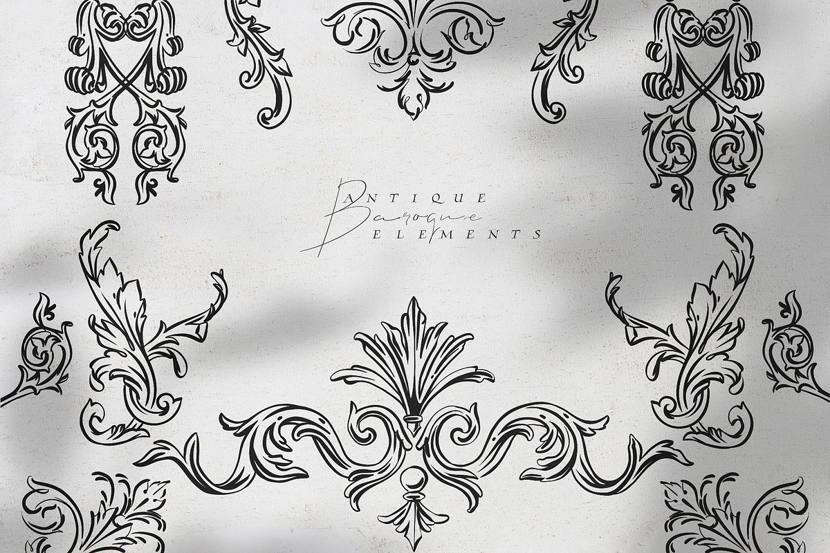 Floral Vintage Ornate Frames, an Object Graphic by Anastasy_helter (Photo 6 of 19)