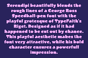 Serendipi - Heavy Headliner, a Sans Serif Font by TypeFaith Fonts (Thumbnail 12 of 13)