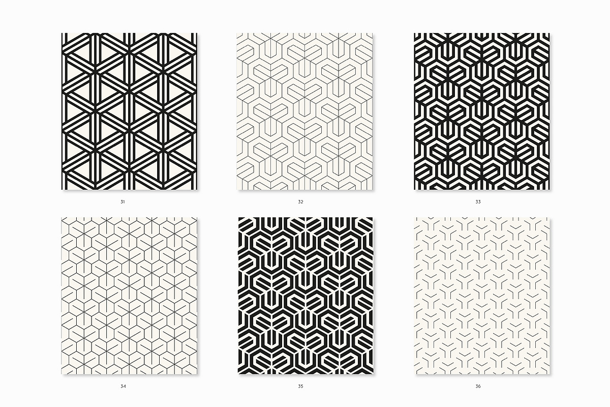 Essential Seamless Pattern Bundle, a Pattern Graphic by Curly_Pat (Photo 8 of 15)