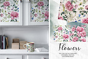 Set of watercolor flowers, a Decorative Illustration by RushkinaAntonina (Thumbnail 4 of 11)