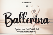 Ballerina | Script Font, a Script Font by Scratchones (Thumbnail 1 of 8)