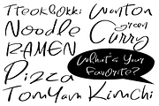 Have You Eaten?, a Handwritten Font by Roland Huse Design (Thumbnail 2 of 4)