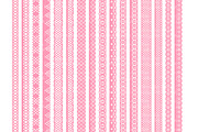Pink Lace Borders Clipart & Vectors, an Illustration by Amanda Ilkov (Thumbnail 5 of 5)