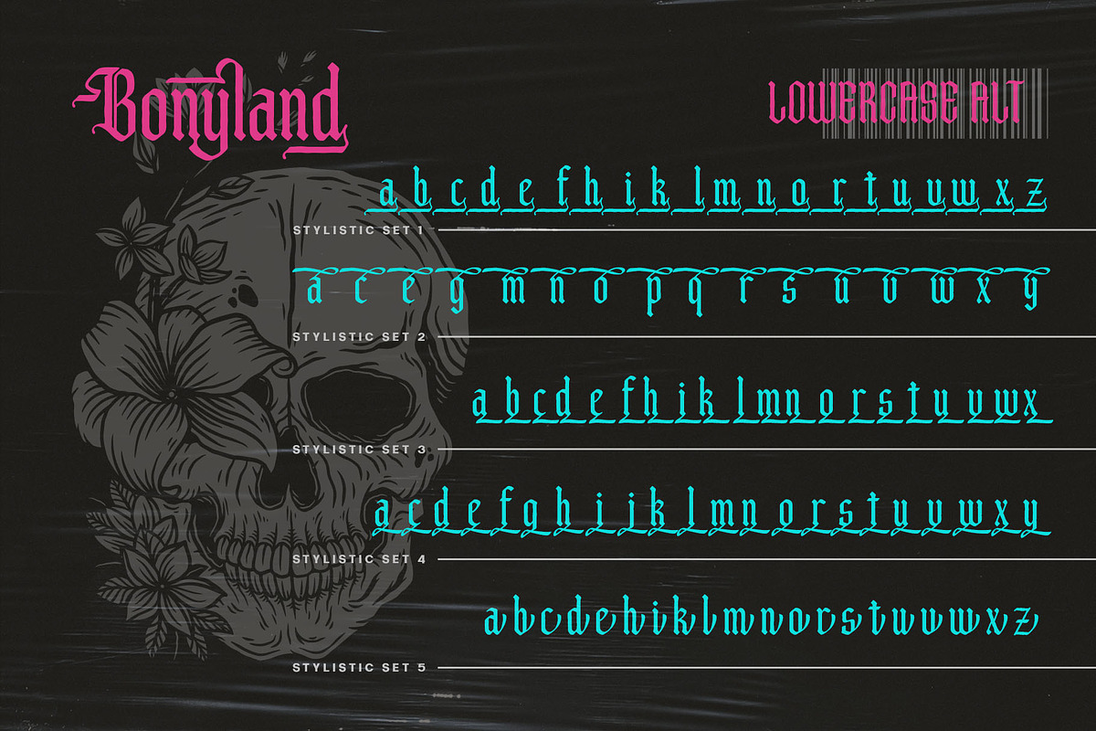 Bonyland Blackletter Font, a Blackletter Font by alit design (Photo 10 of 15)