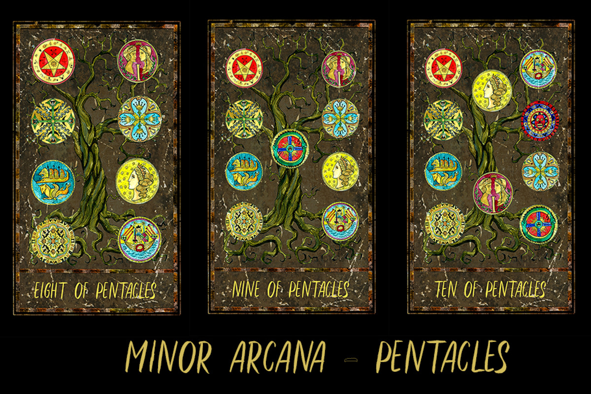 Magic Gate Tarot Deck colorful, a Decorative Illustration by Samiramay (Photo 13 of 27)