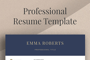 Executive Resume Cv Template