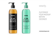 Bottle with pump mockup /transparent, a Pens & Pencil Mockup by Smarty Mockups (Thumbnail 3 of 5)