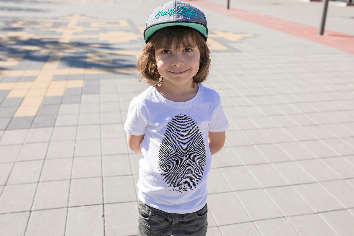 100 Kid's T-Shirt Mock-Up 2018 #22, a Shirt Mockup by Freeman Studio (Photo 24 of 107)