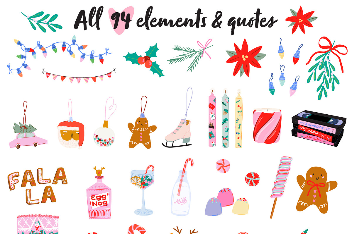 Cozy Christmas Girl Clipart, a Graphic by Ruslana Lubenets (Photo 10 of 21)