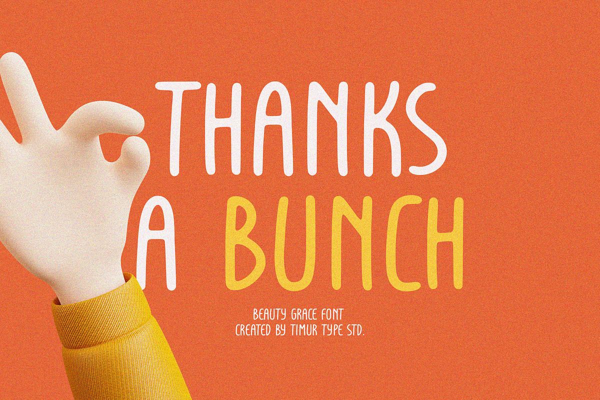 Beauty Grace Font, a Handwritten Font by Timurtype (Photo 7 of 7)