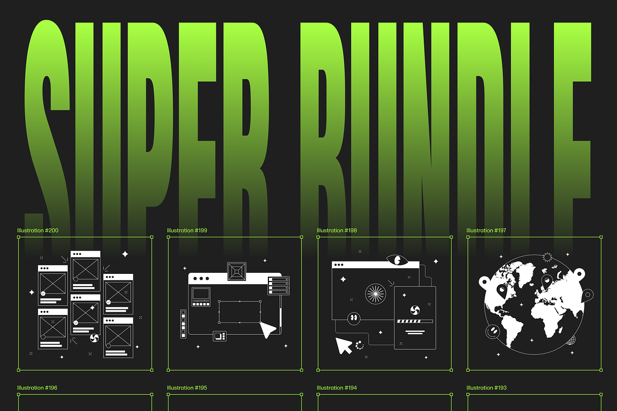 Super Bundle, a Work Illustration by kapustin.co (Photo 1 of 2)
