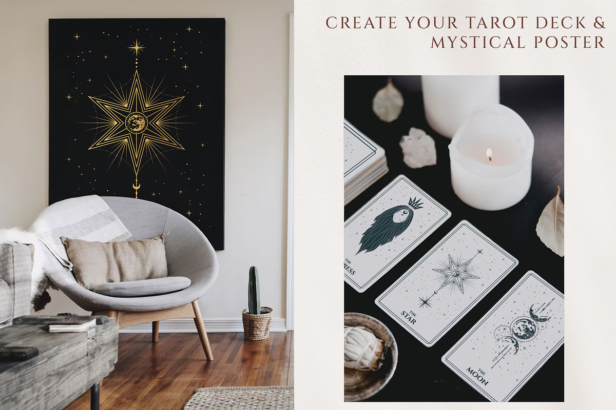Celestial Tarot Cards - Major Arcana, an Illustration by KirillsWorkshop (Photo 7 of 9)