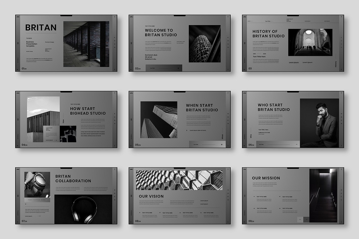 Britan – Business Keynote Template, a Presentation Template by Dens Creative Studio (Photo 2 of 6)