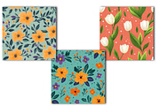 Floral Seamless Pattern Bundle, an Illustration by OK Design (Thumbnail 3 of 4)