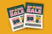 Spring Sale Flyer, a Flyer Template by megarez (Thumbnail 2 of 3)