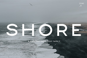 Shore | A Carefree Font Family