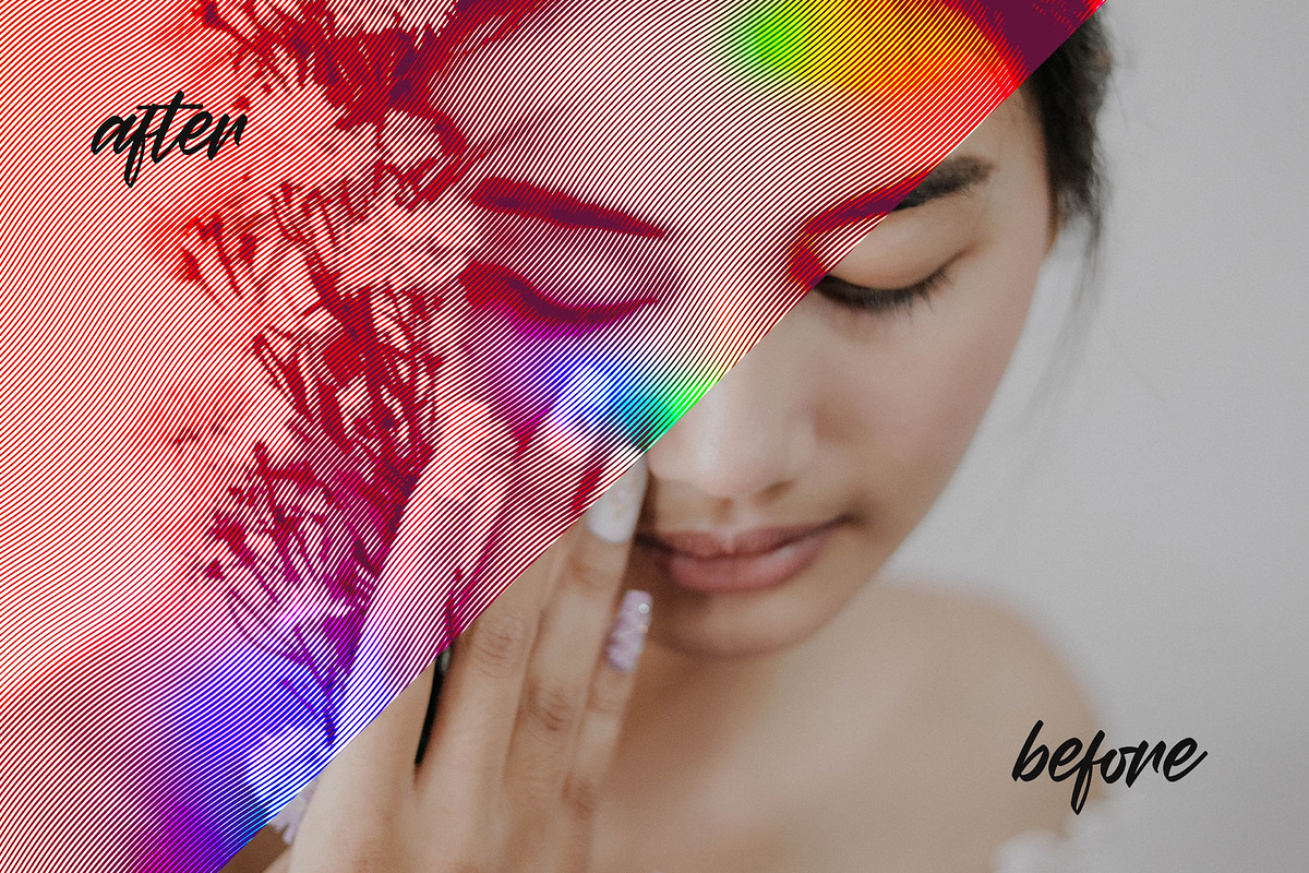 Engraved Colorful Photo Effect, a Layer Style Add-On by WudelMbois Studio (Photo 2 of 3)