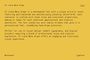 CS Liona Mono Drawn, a Sans Serif Font by Craft Supply Co. (Thumbnail 2 of 8)