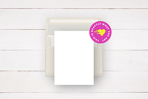 3 Square Flap Envelope Liner Mockups