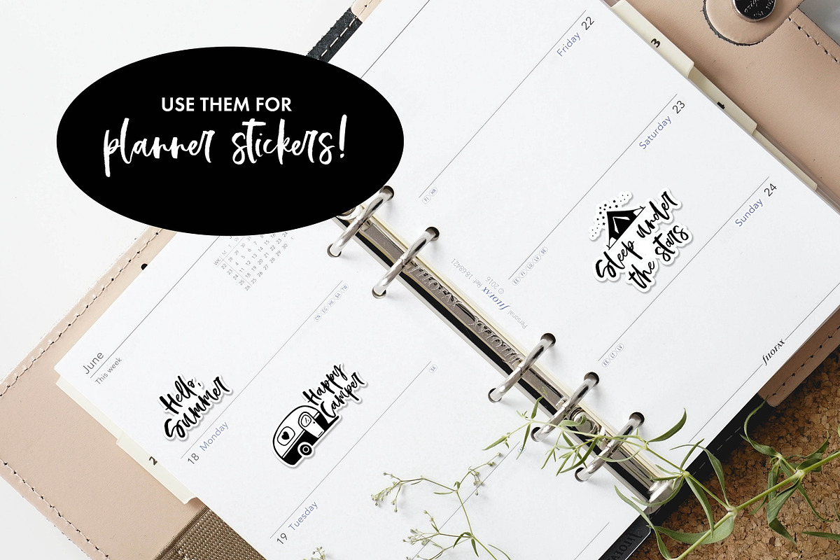 Hello Summer Typography Set, a Social Media Template by Nancy Ingersoll (Photo 5 of 10)