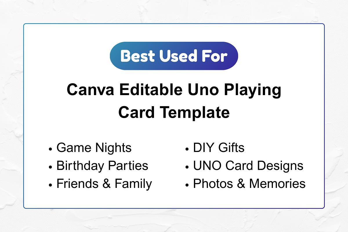 UNO Game Card Canva Editable PDF, a Card Template by Snapybiz (Photo 10 of 11)