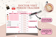 Doctor Appointment Period Tracker, a Print Template by bellaROSEworkshop (Thumbnail 5 of 5)