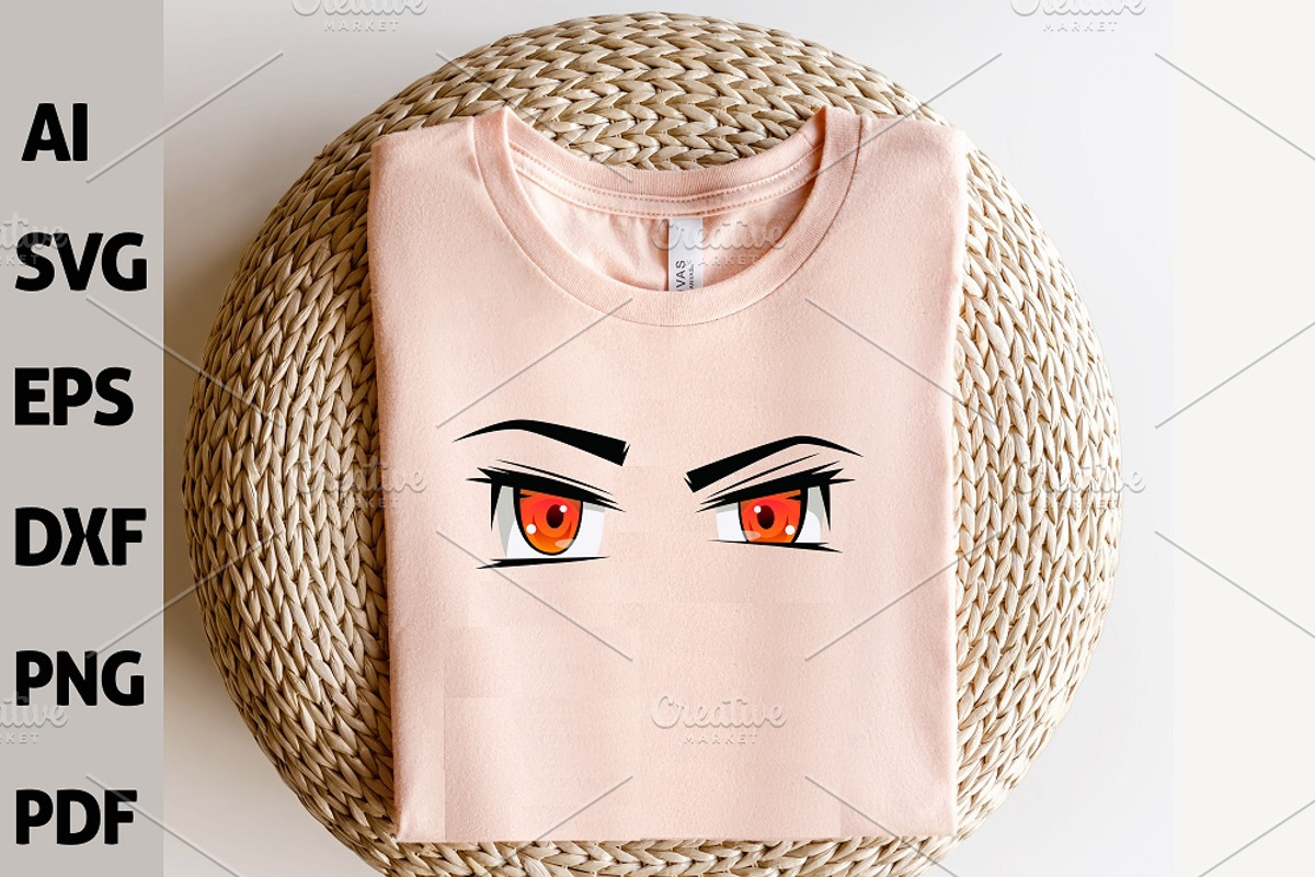 160 Anime Eyes Anime Face Expression, a Food Illustration by FancyDesignStudio (Photo 4 of 7)
