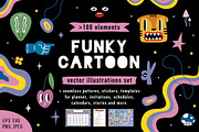 Funky cartoon illustrations, an Illustration by WinWinFolly (Thumbnail 1 of 9)
