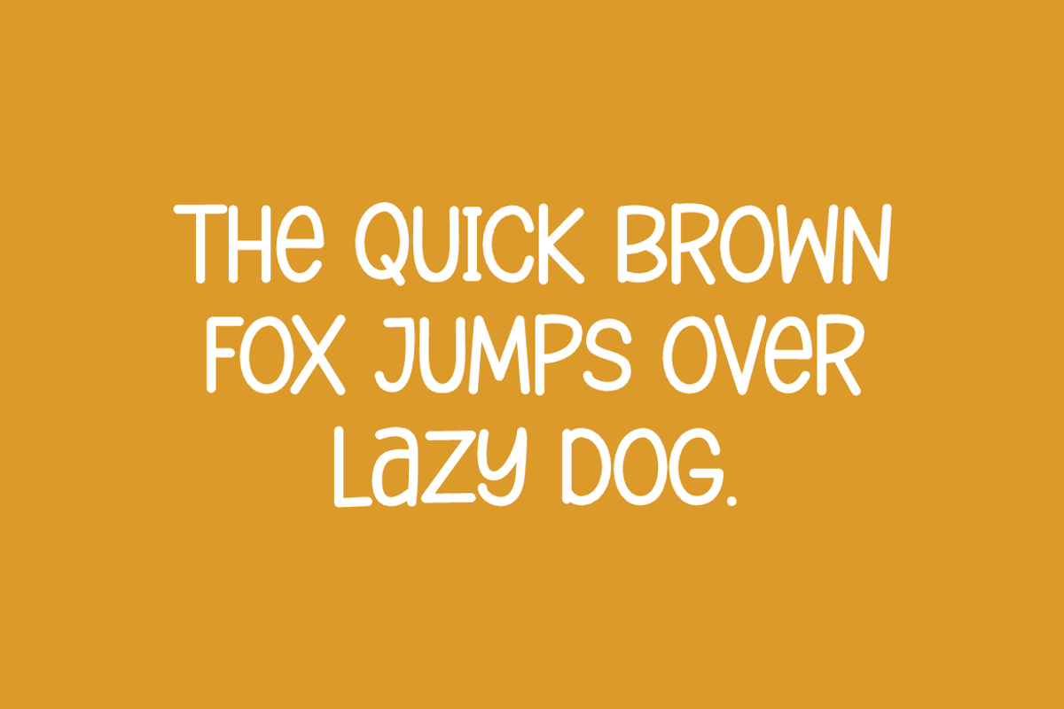 Rateon Glewoh - Kids & Funny Font, a Sans Serif Font by Iqsiart Studio (Photo 6 of 7)