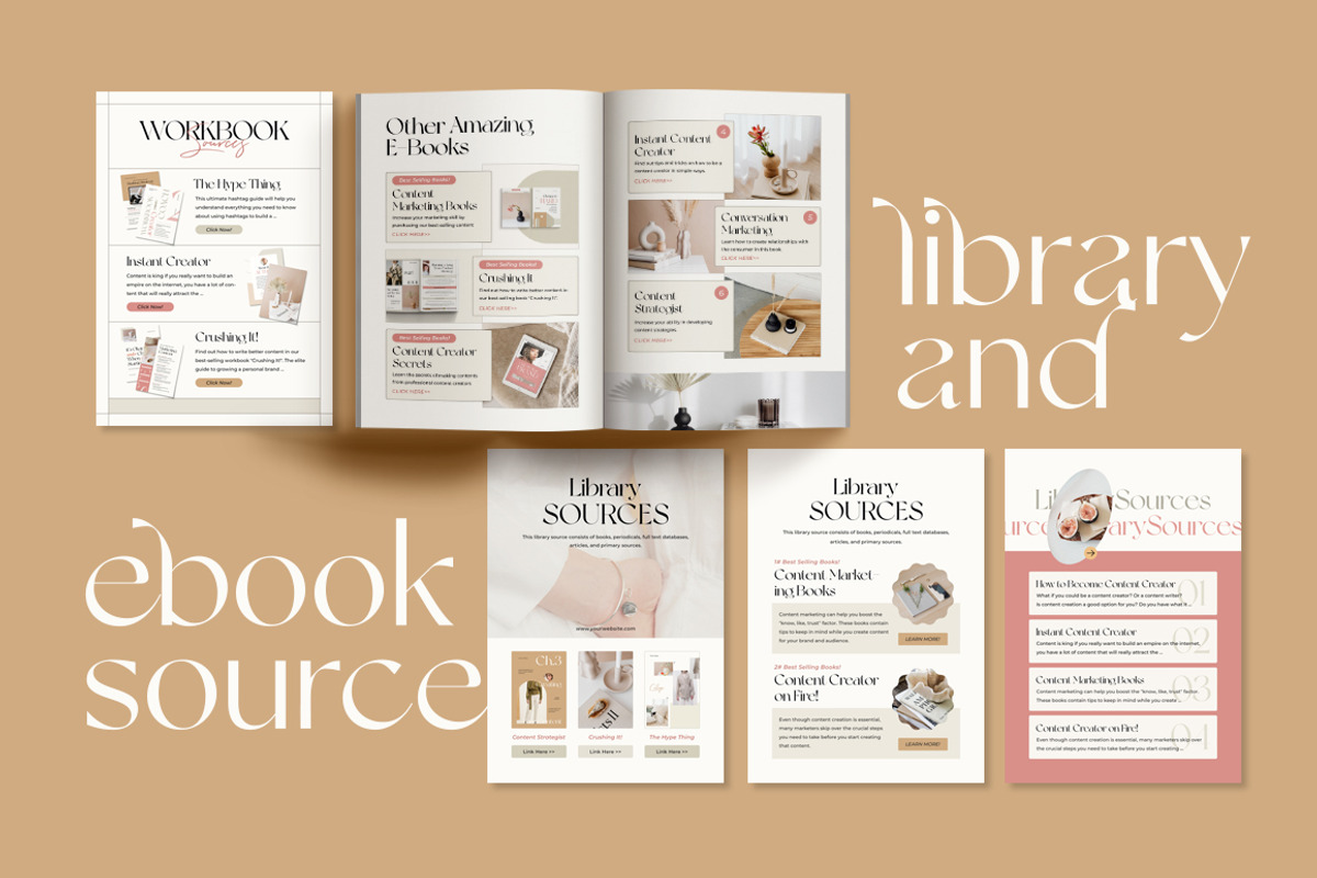 Workbook Ladypreneur Coach CANVA PS, a Magazine Template by Eviory (Photo 28 of 32)
