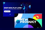 Facebook Post Banners v5, a Social Media Template by Ceaso Store (Thumbnail 2 of 6)
