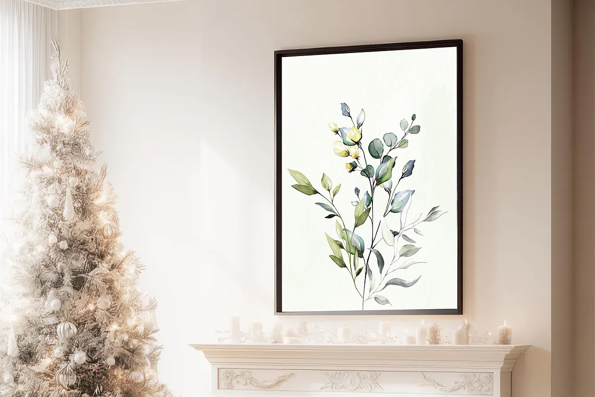 Eucalyptus Wall Decor, a Decorative Illustration by DesignDevisers (Photo 6 of 6)