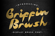 Griffin Brush - Display Brush Font, a Script Font by PutraCetol Studio (Thumbnail 1 of 11)