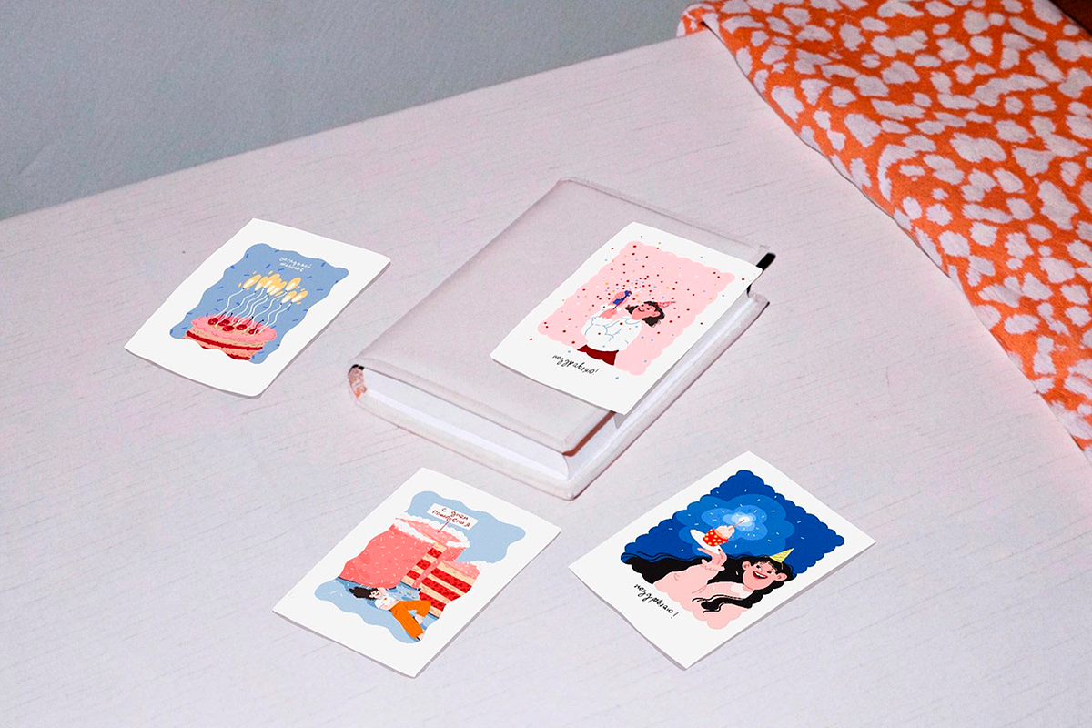 Aesthetic Birthday Cards ENG/GER, a Decorative Illustration by Schumacher Shop (Photo 16 of 18)