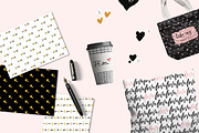 WITH LOVE- 20 seamless patterns, a Background Graphic by jenny lipets (Thumbnail 4 of 9)