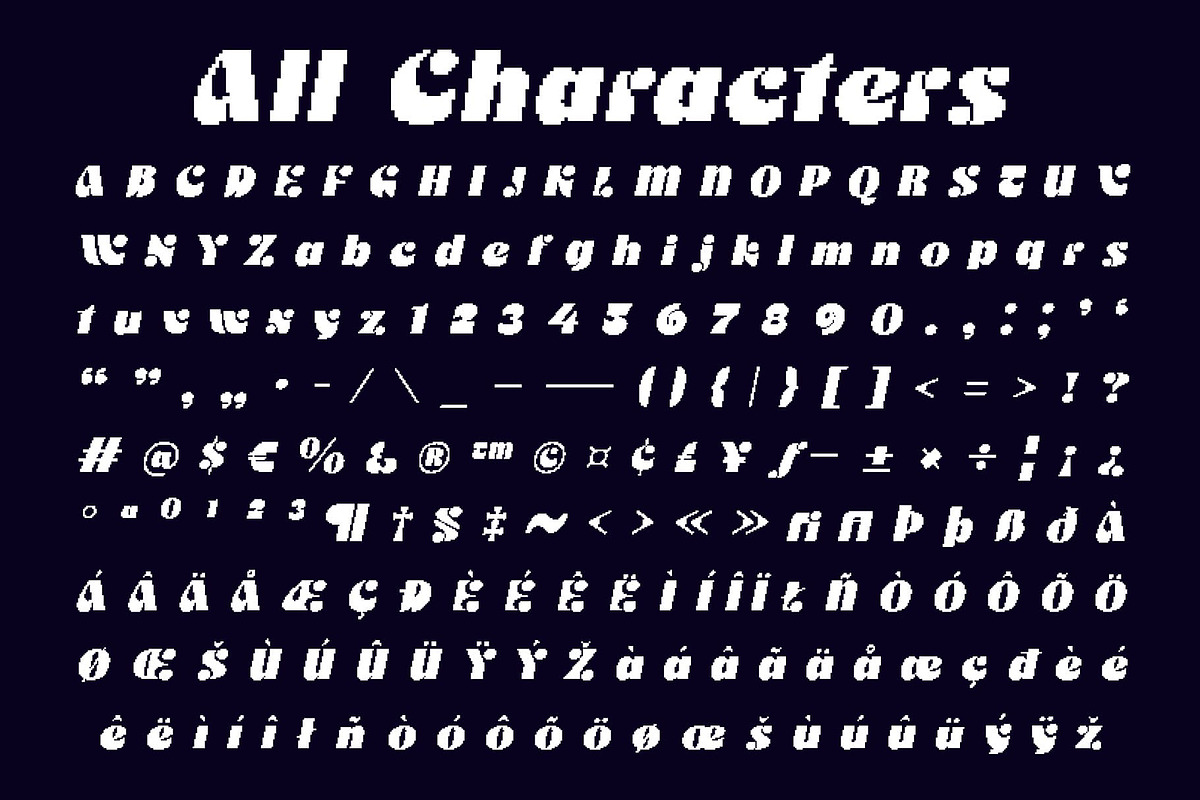 Vorline Pixel, a Sans Serif Font by Craft Supply Co. (Photo 8 of 8)