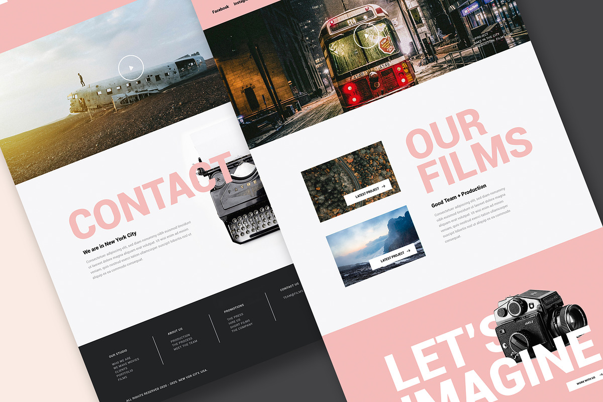 Creative Design & Video - Website, a Landing Page Template by Design District (Photo 2 of 3)