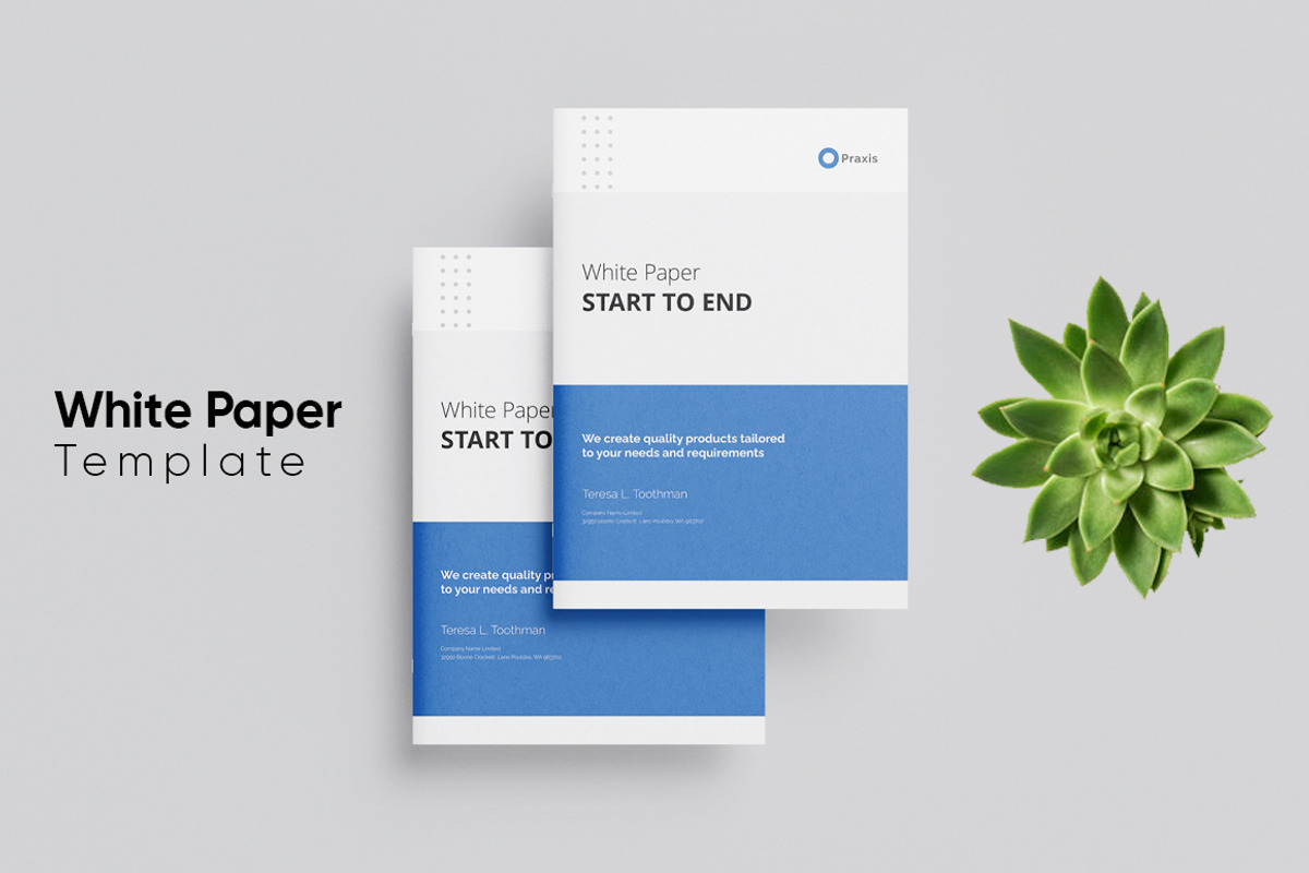 White paper template indesign, a Brochure Template by azadcsstune (Photo 1 of 18)