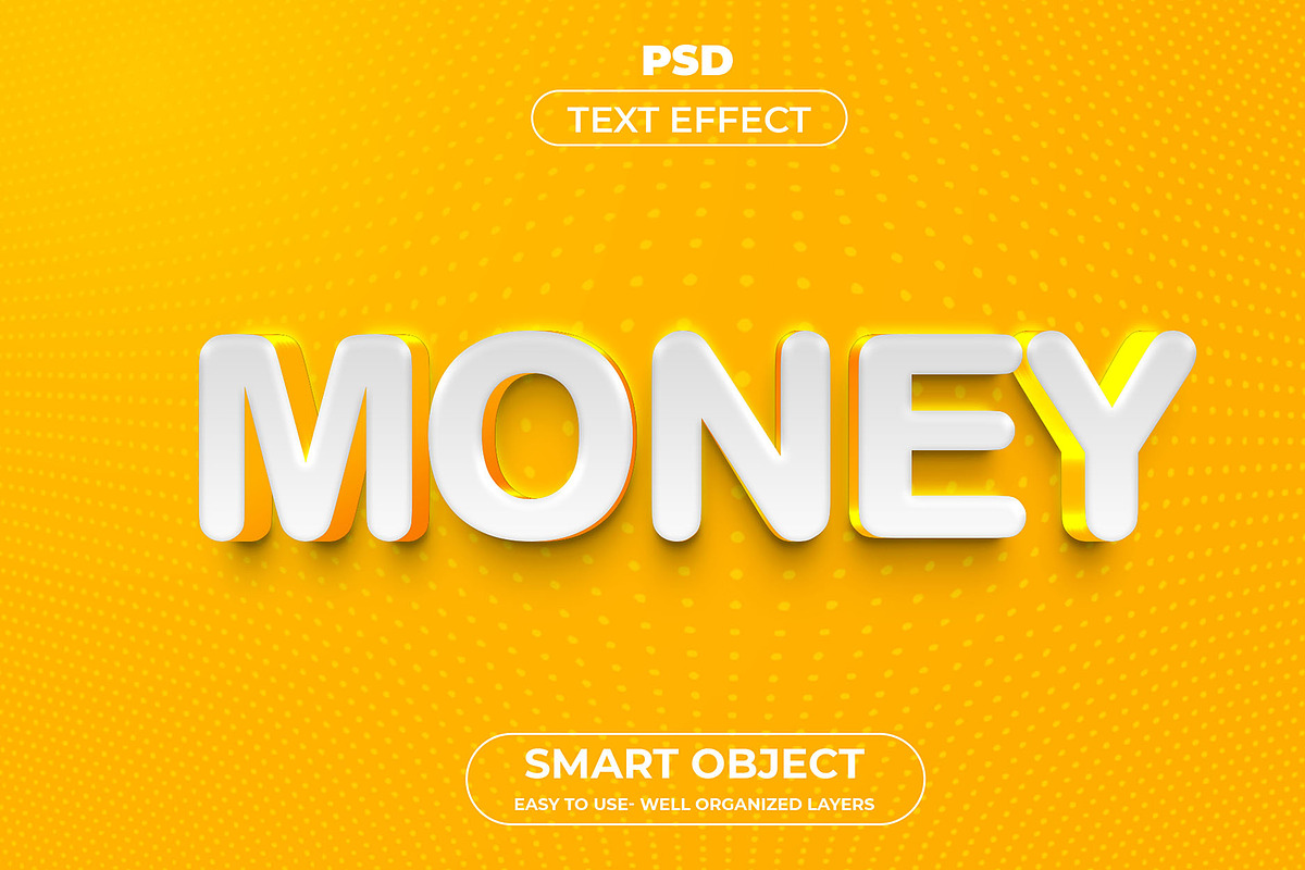 Money 3D Editable psd Text Effect, an Action Add-On by Md Jahidul99 ...