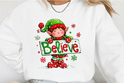 Whimsical Christmas Elf Clipart, an Illustration by OK Design (Thumbnail 4 of 6)