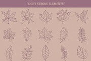 Autumn Mood: 139 Hand drawn Elements, a Seasonal Illustration by Sheikhadesign (Thumbnail 5 of 10)