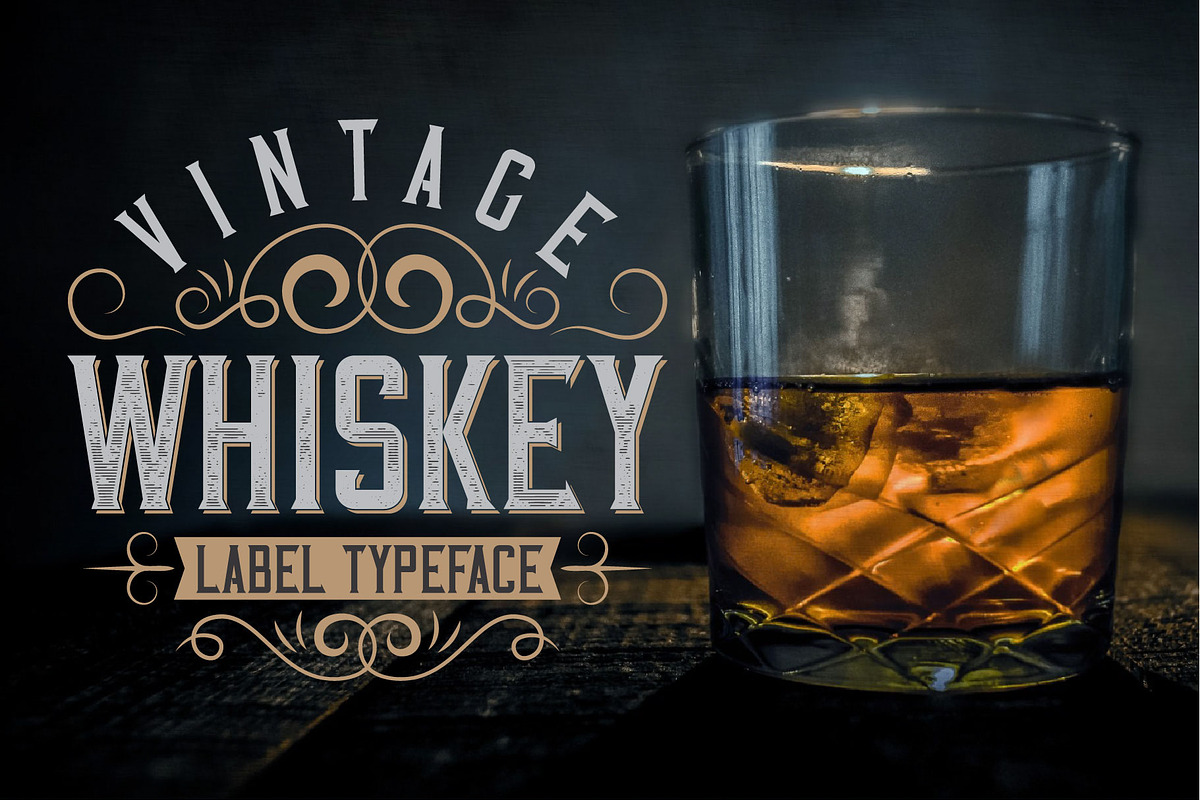 Whiskey Fonts Bundle, a Script Font by VozzyStock (Photo 10 of 12)